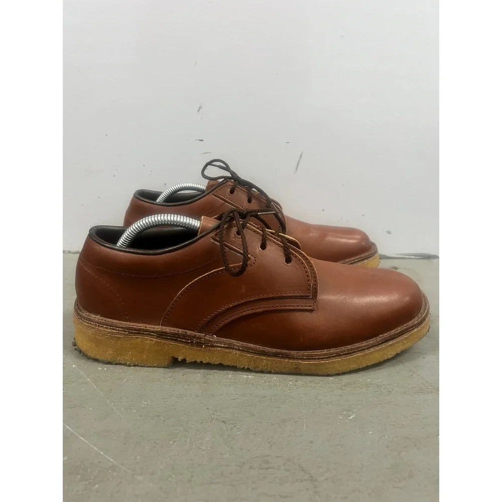 Thomas McCan Men's Brown Leather‎ Derby Oxford Dress Shoes Size 11 Classic Style
